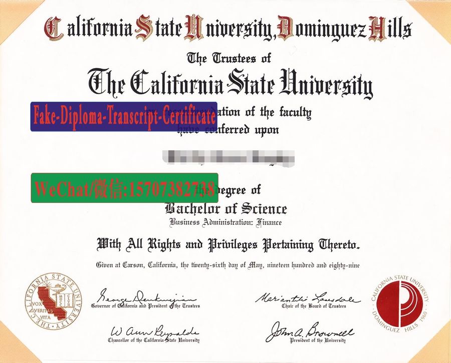 Buy California State UniversityDominguez Hills Diploma Online