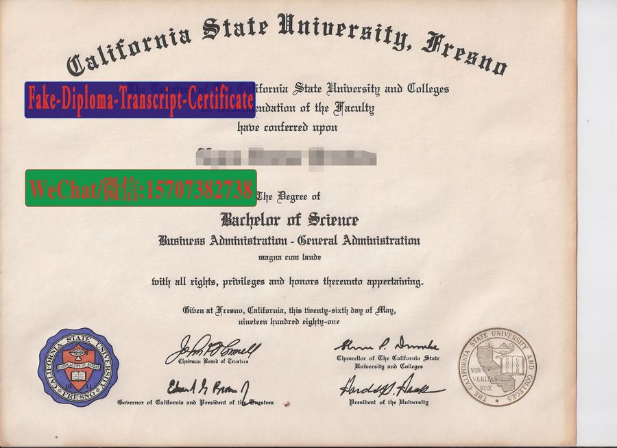Buy California State UniversityFresno Diploma Online