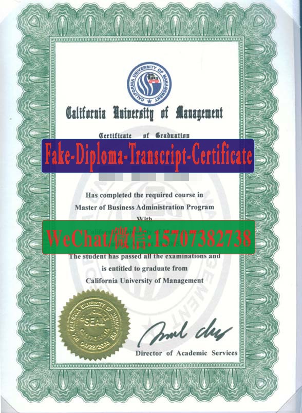 Buy California University of Management（CUM） Diploma Online