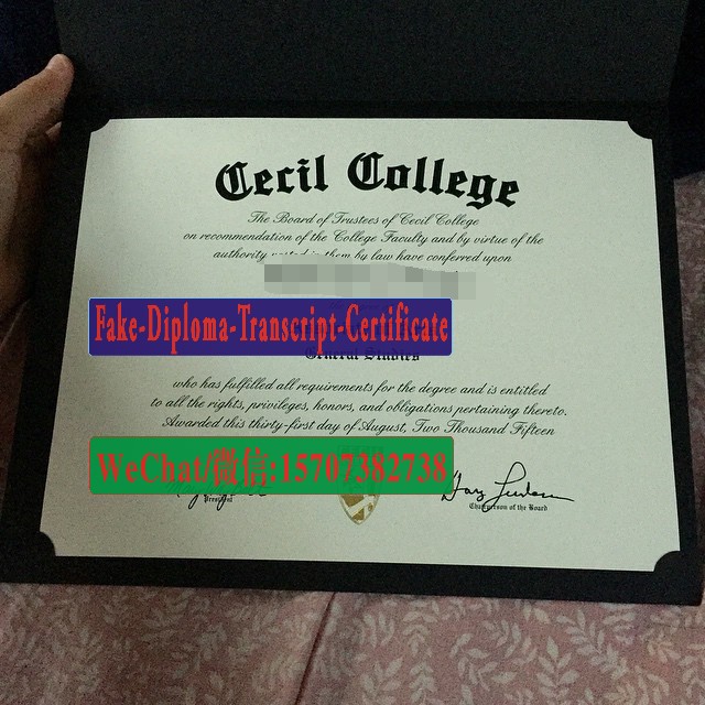 Buy Cecil College Diploma Online