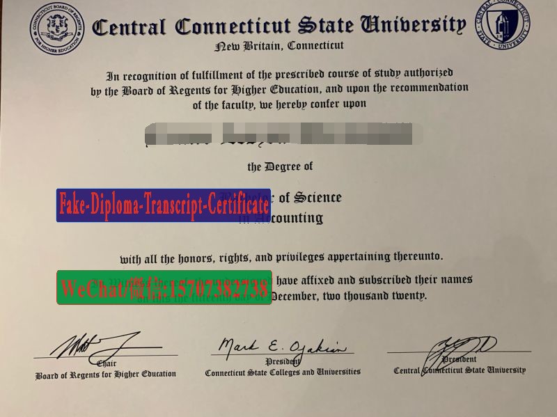 Buy Central Connecticut State University Diploma Online