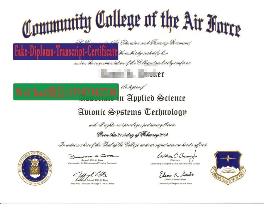 Buy Community College of the Air Force Diploma Online
