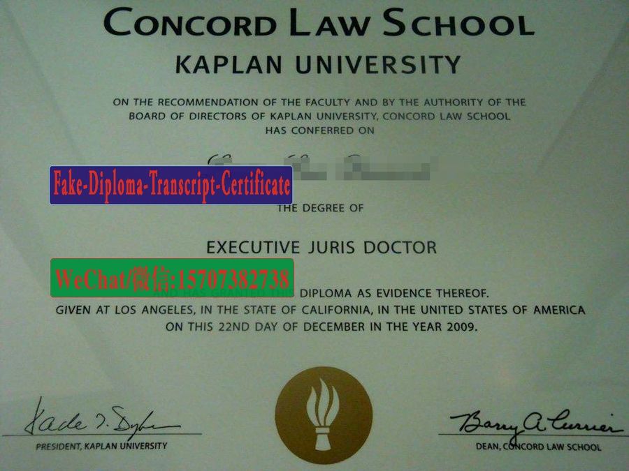 Buy Concord Law School Diploma Online