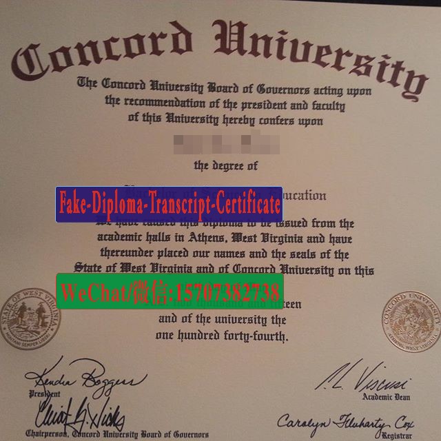 Buy Concord University Diploma Online