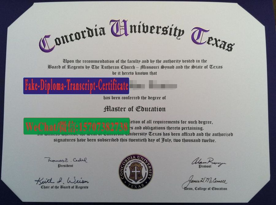 Buy Concordia University Texas Diploma Online