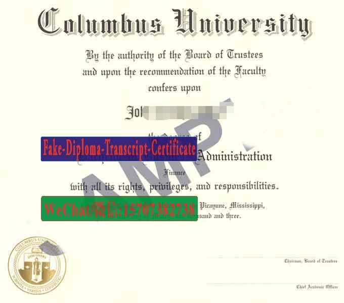 Buy columbus university Diploma Online