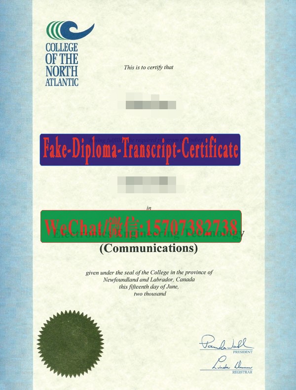 Buy fake College of the North Atlantic Diploma