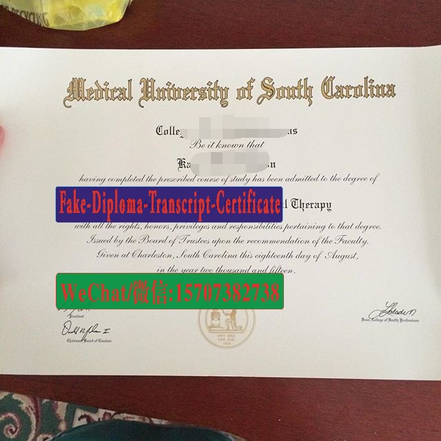 Fake Medical University of South Carolina Diploma Degree