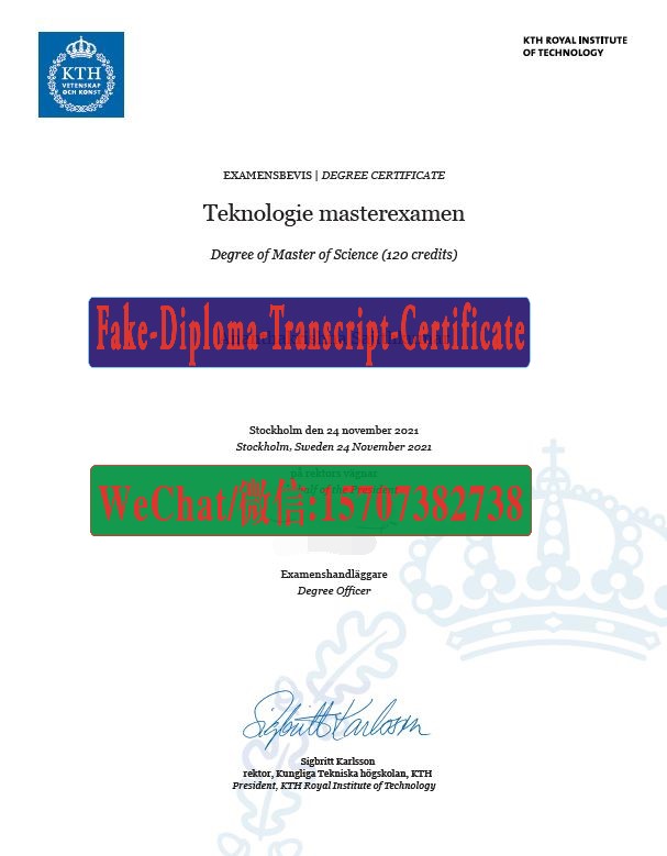 Fake Royal Institute of Technolog Diploma Transcript