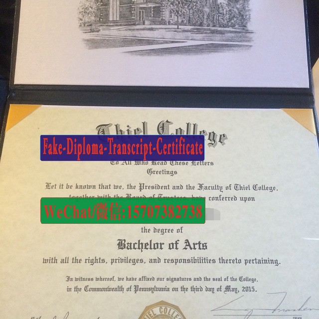 Fake Thiel College Diploma Makers