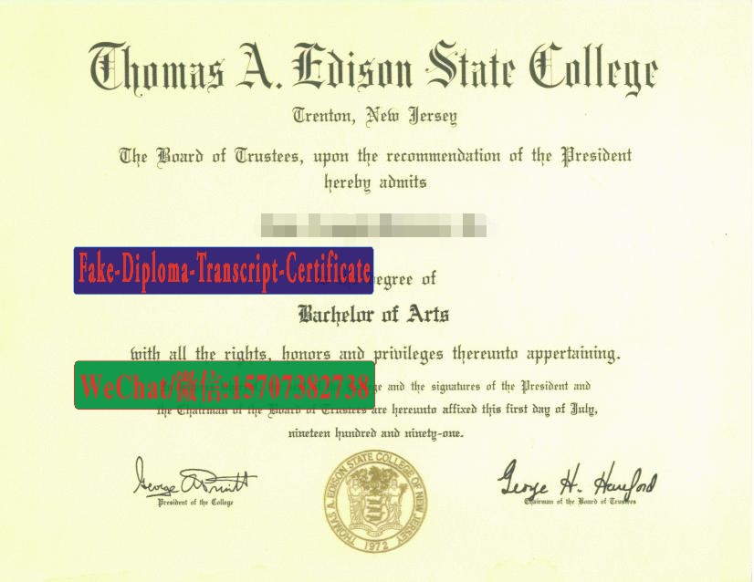 Fake Thomas Edison State College Diploma Makers