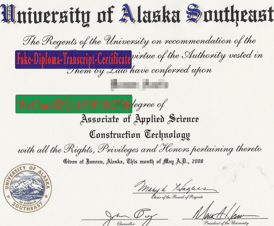 Fake University of Alaska Southeast Diploma Makers