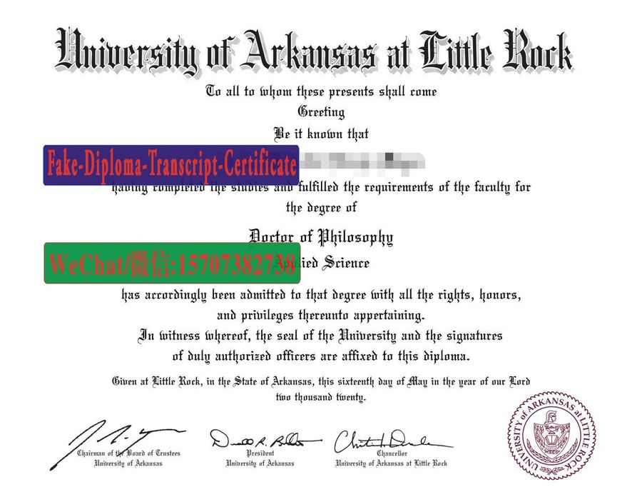 Fake University of Arkansas at little rock Diploma Makers