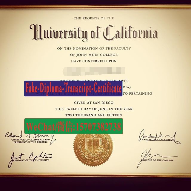 Fake University of California San Diego Diploma Makers