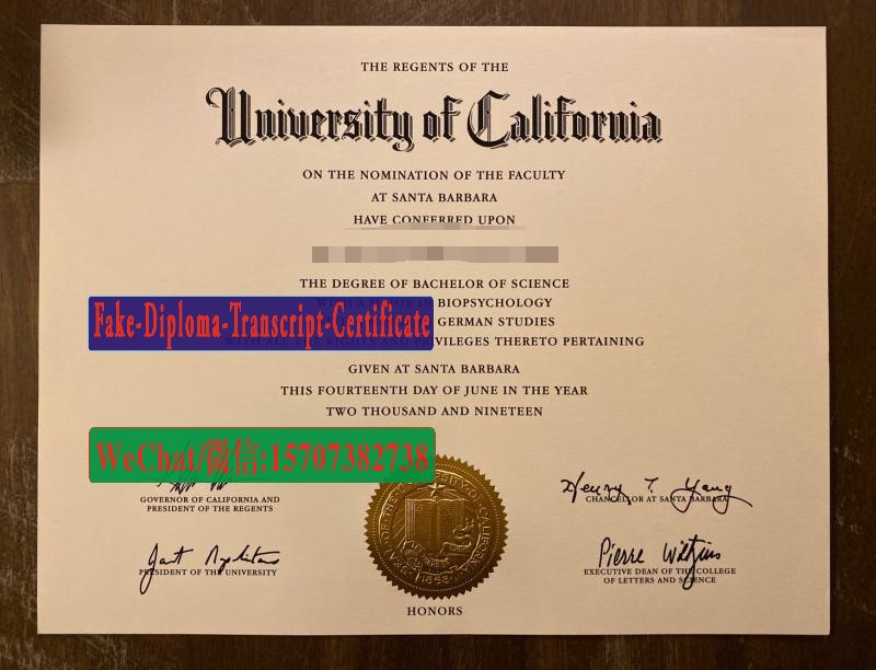 Fake University of California Santa Barbara Diploma Makers
