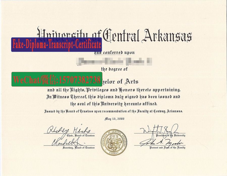 Fake University of Central Arkansas Diploma Makers