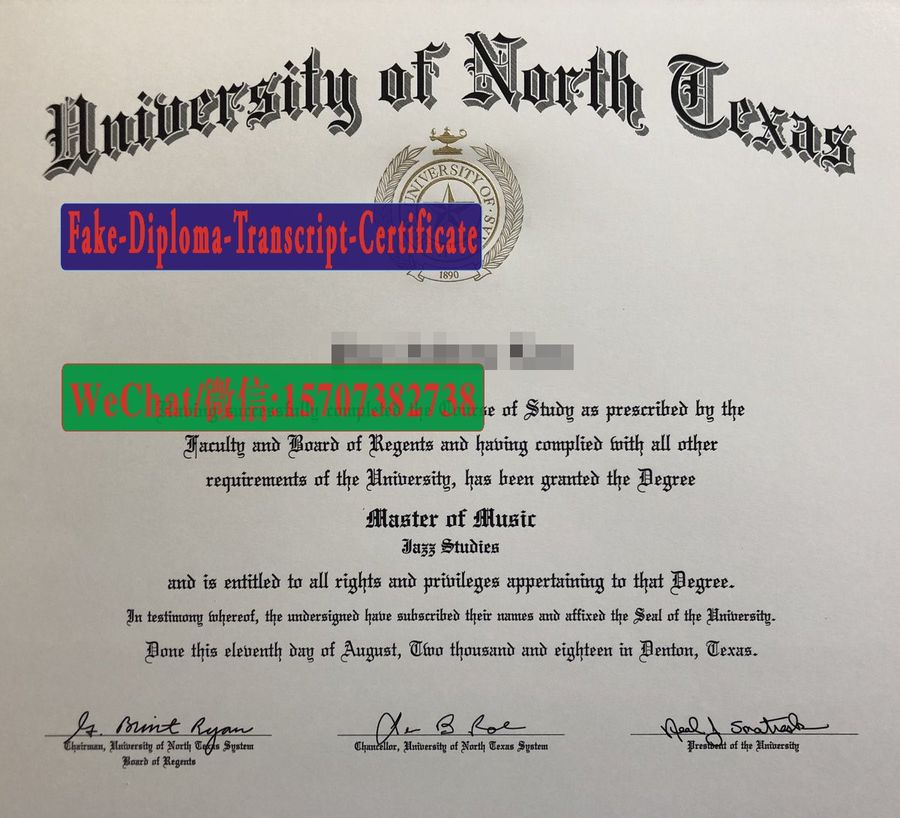 Fake University of North Texas Diploma Makers