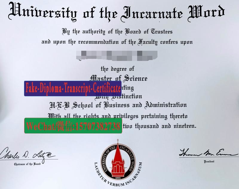 Fake University of the Incarnate Word Diploma Makers