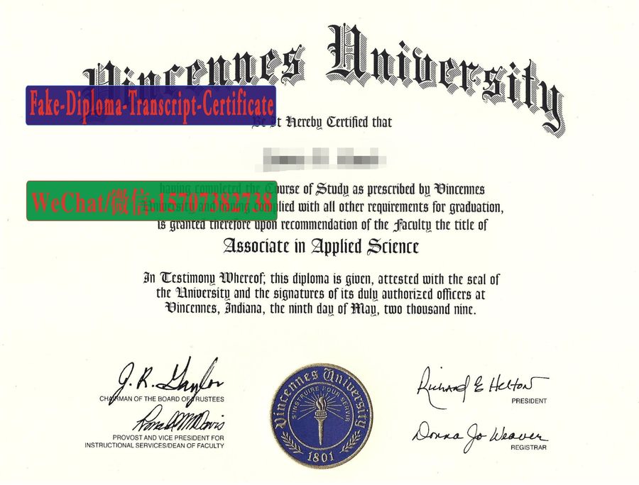 Fake Vincennes University Diploma Makers