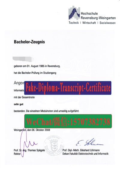 Order Fakes Fachhochschule Ravensburg Weingarten Diploma