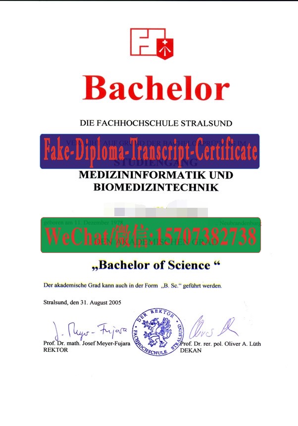 Order Fakes Fachhochschule Stralsund Diploma