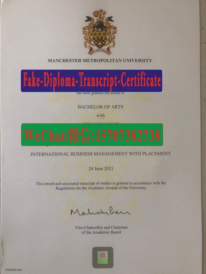 Where to order fake Manchester Metropolitan University Diploma