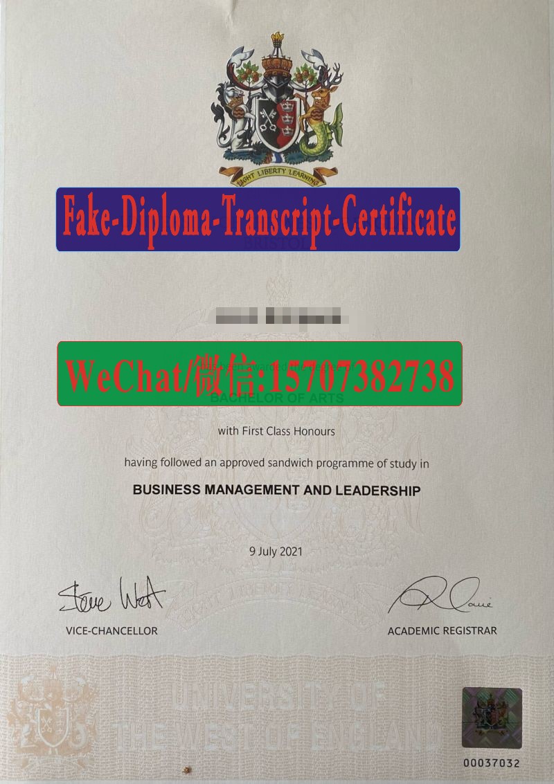 Where to order fake University of the West of England Diploma